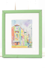 Load image into Gallery viewer, Village by the Sea - Signed Water Color
