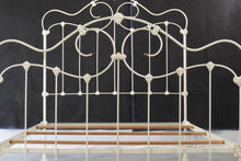 Load image into Gallery viewer, Vintage Wrought Iron Full Size Bed
