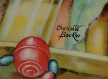 Load image into Gallery viewer, Vintage Charlotte Becker Baby Print – Framed 18.25&quot; x 23.5&quot; Nursery Art
