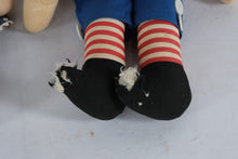 Load image into Gallery viewer, Vintage Raggedy Ann &amp; Andy Cloth Dolls – Classic Pair with Yarn Hair &amp; Embroidered Faces
