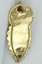 Load image into Gallery viewer, Vintage Virginia Metalcrafters Gold Leaf Memo Clip
