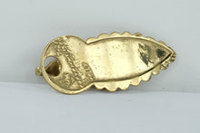 Load image into Gallery viewer, Vintage Virginia Metalcrafters Gold Leaf Memo Clip
