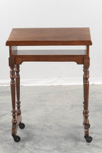 Load image into Gallery viewer, Vintage Walnut Book Display Table
