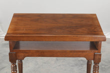 Load image into Gallery viewer, Vintage Walnut Book Display Table

