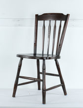 Load image into Gallery viewer, Vintage Wooden Desk Chair – 16&quot; W x 17&quot; D x 34&quot; H – Simple Spindle Back Design
