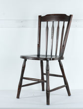 Load image into Gallery viewer, Vintage Wooden Desk Chair – 16&quot; W x 17&quot; D x 34&quot; H – Simple Spindle Back Design
