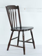 Load image into Gallery viewer, Vintage Wooden Desk Chair – 16&quot; W x 17&quot; D x 34&quot; H – Simple Spindle Back Design
