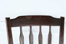 Load image into Gallery viewer, Vintage Wooden Desk Chair – 16&quot; W x 17&quot; D x 34&quot; H – Simple Spindle Back Design
