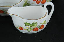 Load image into Gallery viewer, Queens Virginia Strawberry Fine Bone China Tidbit Serving Set England
