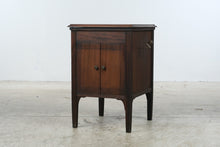 Load image into Gallery viewer, Antique 1920s Cabinet Phonograph Hand Crank Record Player Wood Console
