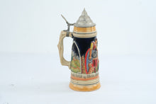 Load image into Gallery viewer, Vintage AJ Thewalt 1205 German Hunting Beer Stein Pewter Lid 1 Liter
