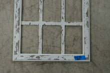 Load image into Gallery viewer, Gothic Arch Window Wall Decor Distressed White Farmhouse Architectural Frame 28
