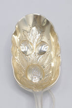 Load image into Gallery viewer, Antique Walker and Hall Sheffield Silver Plate Berry Serving Spoons Pair
