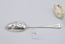 Load image into Gallery viewer, Antique Walker and Hall Sheffield Silver Plate Berry Serving Spoons Pair
