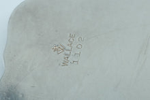 Load image into Gallery viewer, Wallace 1102 Silverplate Oval Serving Tray Ornate Scroll Border Vintage
