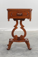Load image into Gallery viewer, Walnut Lyre Side Table
