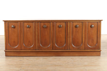 Load image into Gallery viewer, Walnut Mid Century Pan-Tempo Buffet - Drexel
