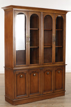 Load image into Gallery viewer, Walnut Mid Century Pan-Tempo China Cabinet - Drexel
