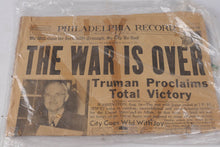 Load image into Gallery viewer, &quot;War is Over&quot; Truman Proclaims Total Victory - Philadelphia Recorder
