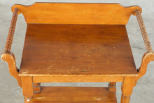 Load image into Gallery viewer, Antique Style Solid Wood One Drawer Washstand Side Table
