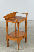 Load image into Gallery viewer, Antique Style Solid Wood One Drawer Washstand Side Table
