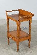 Load image into Gallery viewer, Antique Style Solid Wood One Drawer Washstand Side Table
