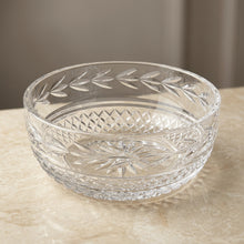 Load image into Gallery viewer, Vintage Waterford Crystal Glandore 8 Inch Round Serving Bowl Cut Glass Ireland
