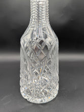 Load image into Gallery viewer, Waterford Crystal Cut Glass Decanter With Stopper 13 Inch Diamond Fan Pattern
