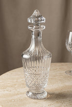 Load image into Gallery viewer, Waterford Crystal Lismore Wine Decanter with Stopper Signed Cut Glass 13 Inch
