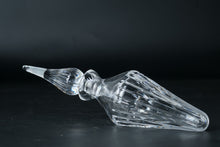 Load image into Gallery viewer, Waterford Crystal Laydown Perfume Bottle Cut Glass Pointed Stopper 9 Inch
