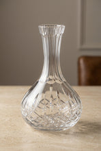 Load image into Gallery viewer, Waterford Crystal Lismore Wine Water Carafe Open Decanter 9 Inch Signed
