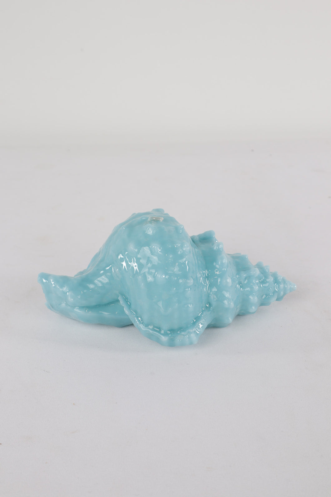 Wax Blue Conch Shell Candle - Handmade