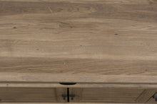 Load image into Gallery viewer, Modern Coastal 71 Inch Entertainment Cabinet with Louvered Doors and Drawers

