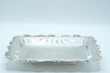 Load image into Gallery viewer, Webster Wilcox American Rose 7342 Silverplate Rectangular Serving Tray 1960s

