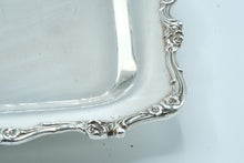 Load image into Gallery viewer, Webster Wilcox American Rose 7342 Silverplate Rectangular Serving Tray 1960s
