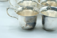 Load image into Gallery viewer, Webster Wilcox Vintage Silverplate Punch Bowl Set 12 Cups International Silver
