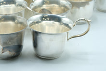 Load image into Gallery viewer, Webster Wilcox Vintage Silverplate Punch Bowl Set 12 Cups International Silver
