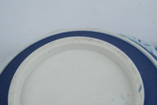 Load image into Gallery viewer, Vintage Wedgwood Dark Blue Jasperware Tea Set Teapot Sugar Creamer Stand 4 Pc

