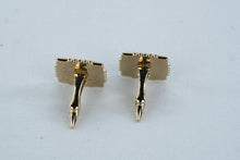 Load image into Gallery viewer, Wedgwood Blue Jasperware Lion Rampant Cufflinks Gold Plated England Boxed
