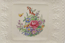 Load image into Gallery viewer, Wedgwood Wellesley Tintern Floral Serving Tray Vintage England 11 Inch
