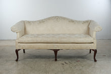 Load image into Gallery viewer, Wesley Hall Cream Damask Upholstered Sofa
