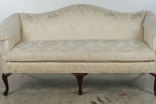 Load image into Gallery viewer, Wesley Hall Cream Damask Upholstered Sofa
