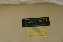 Load image into Gallery viewer, Wesley Hall Cream Damask Upholstered Sofa
