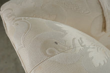 Load image into Gallery viewer, Wesley Hall Cream Damask Upholstered Sofa
