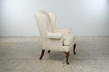 Load image into Gallery viewer, Wesley Hall Traditional Wingback Chair in Cream Upholstery
