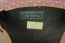Load image into Gallery viewer, Wesley Hall Mahogany Arm Chair – Pink Jacquard Upholstery

