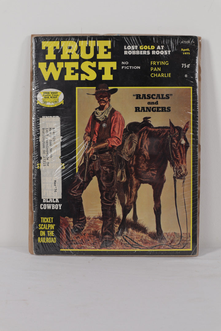 1975 True West Magazine: Rascals & Rangers/Frying Pan Charlie/First Black Cowboy