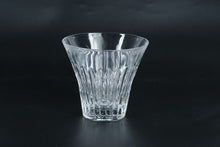 Load image into Gallery viewer, Cut Crystal Flared Whiskey Tumbler with Vertical Pattern
