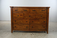 Load image into Gallery viewer, Napa Furniture Design Whistler Retreat Solid Mango 9-Drawer Dresser with Mirror
