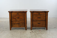 Load image into Gallery viewer, Pair of Napa Furniture Design Whistler Retreat Solid Mango 3-Drawer Nightstands

